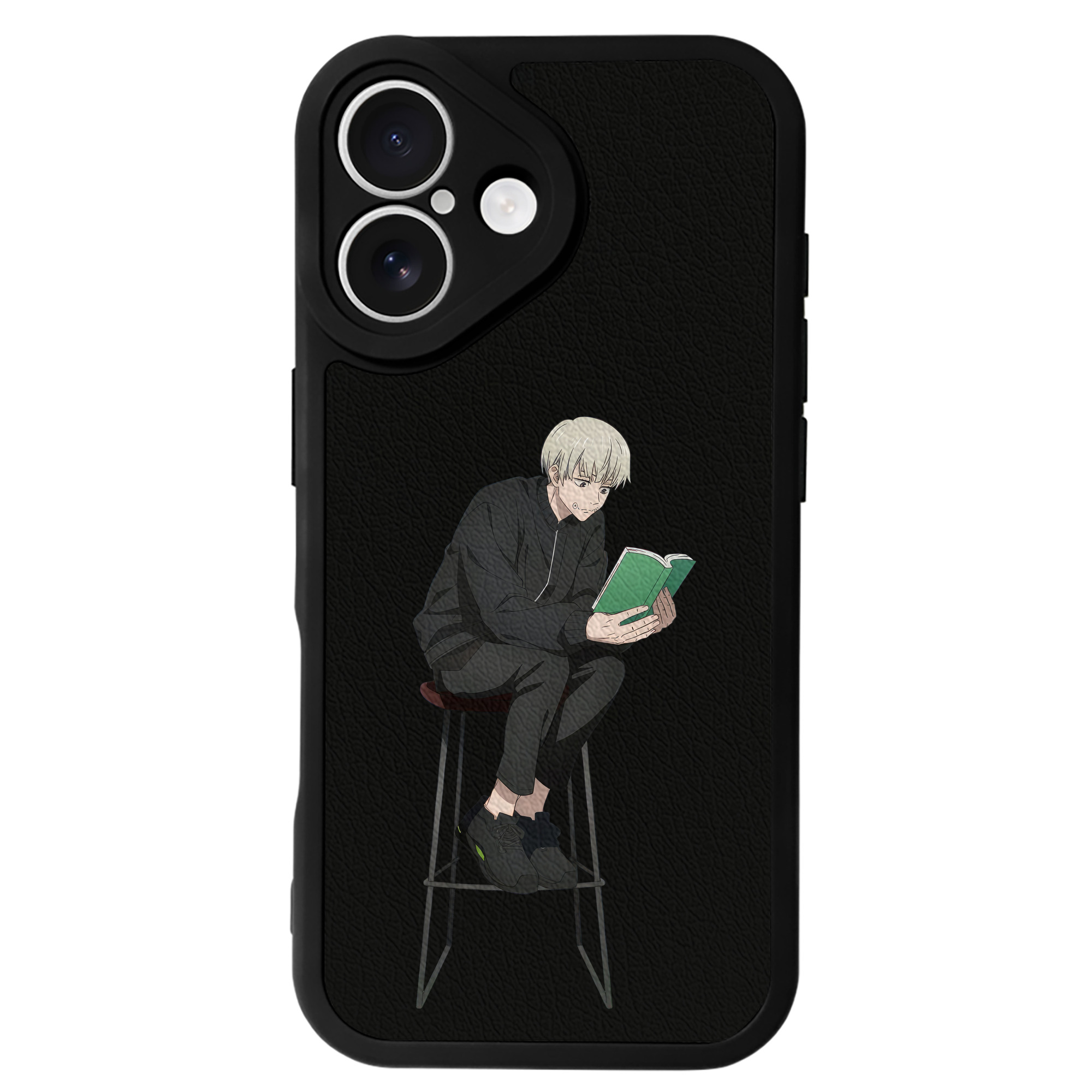 （画像用） 呪術廻戦 Jujutsu Kaisen 【iPhone 16シリーズ対応】シリコンスマホケース（レザー調） 材質：シリコン